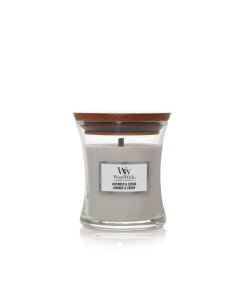 WoodWick Candela a clessidra Lavender & Cedar