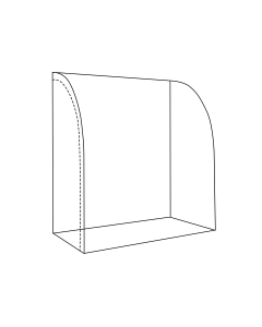 Telo di ricambio in PVC per serra alta da parete 100 x 200 x 215 cm