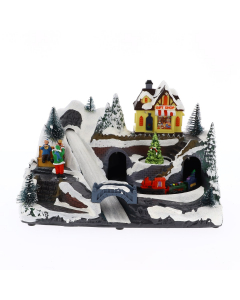 Gift shop villaggio natalizio in movimento