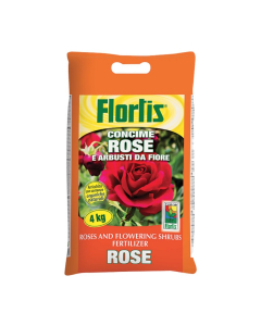 Flortis concime per rose e arbusti da fiore – 4 kg