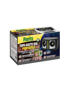 Flortis Topi e Ratti Via - ultrasuoni portatile
