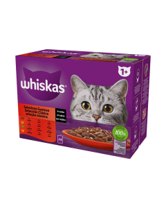 Whiskas multipack 12x85g cibo umido per gatti Gustoso