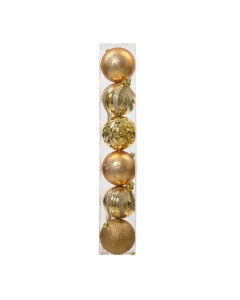 Set 6 palline di Natale 15cm