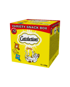 Catisfaction Snack per gatti Variety Box 12x60g