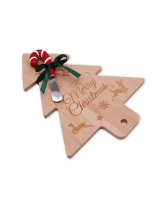 Tagliere albero di Natale in legno