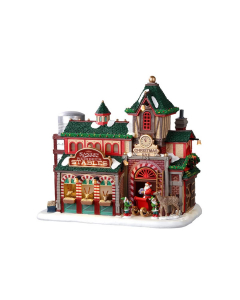 Lemax Scuderia delle renne di Babbo Natale Santa's Reindeer Stables