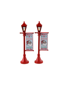 Lemax Set 2 lampioni North Pole Lammpost