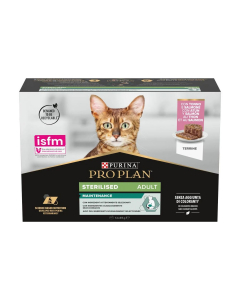 Proplan Sterilised per gatti Salmone Multipack 12x85g