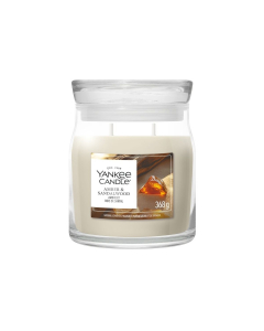 Candela profumata Yankee Candle Signature Amber & Sandalwood