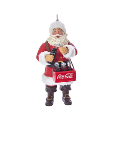 Kurt S. Adler Decorazione Appendibile Babbo Natale Coca Cola