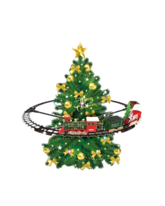 Trenino da albero con luce e musica