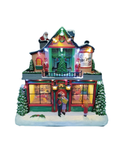 Toy Shop con led, musica e movimento Villaggio di Natale