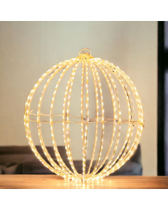 Sfera luminosa microled bianco caldo