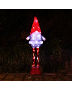 Figura acrilica luminosa LED bianco freddo da esterno