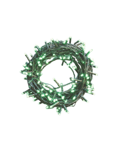 Catena 300 LED verde con cavo verde e valigetta