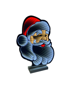 Decorazione luminosa “Babbo Natale” LED effetto Infinity
