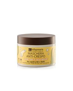 Maschera Anti-Crespo per capelli Aloe Bio e Acido Ialuronico La Saponaria