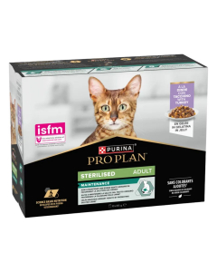 Purina Pro Plan Adult Sterilised Maintenance in Gelatina - 10x85 g