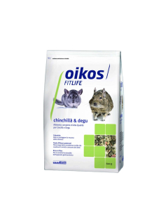 Mangime per Cincillà e Degu Oikos Fitlife 600g