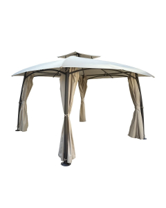 Gazebo Camargue antracite/beige