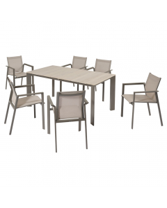 Set pranzo da esterno Davis 6 posti
