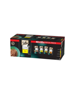 Sheba Delicatezze Gatto Megapack 40x85g – Bocconcini in Gelatina