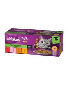 Whiskas Tasty Mix Scelta dello Chef Gatto Multipack 40x85g – Bocconcini in Salsa