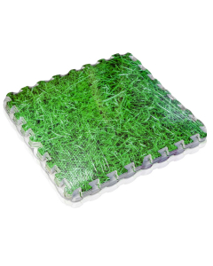 Tappeto puzzle stampato effetto erba 50x50 9pz