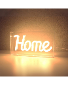 Home insegna neon da tavolo