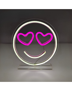 Smile insegna neon da tavolo
