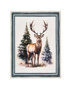 Plaid invernale con scatola Bosco Incantato