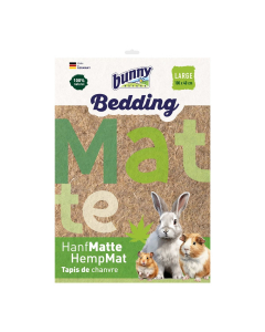Tappetino Reversibile in Canapa Naturale 100% – Bunny Nature per Conigli e Roditori