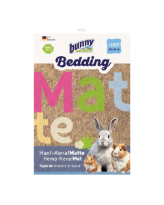 Tappetino Reversibile in Canapa e Kenaf 100% Naturali – Bunny Nature per Conigli e Roditori