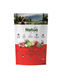 Natua Dry croccantini per gatti Adulti Manzo 350 g