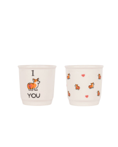 Set 2 tazzine con immagine