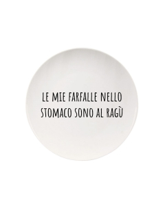 Piatto con frasi spiritose
