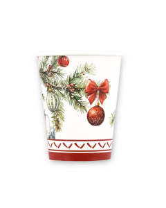 Bicchieri natalizi di carta Christmas Gift DecoGivi 8pz