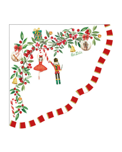 Tovaglioli natalizi di carta Christmas Vintage DecoGivi 16pz