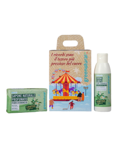 Christmas Box Giostra Incantata Fiori d'Arancio Crema corpo+Sapone Greenatural