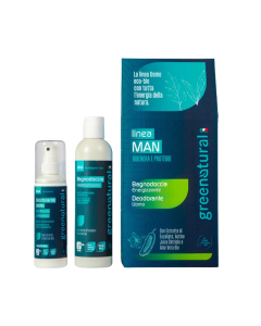 Cofanetto Man Energy bagnodoccia e deodorante uomo Greenatural