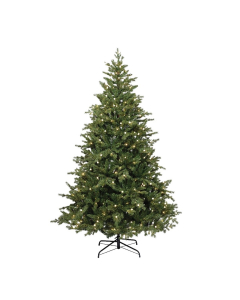 Albero di Natale verde illuminato Rumford luci LED