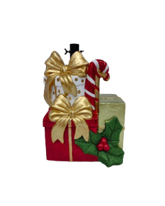 Base albero di Natale con pacchi regalo