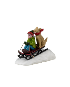 Lemax Doggone Downhill Sledding