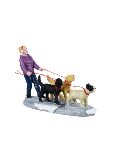 Lemax Dog Walker