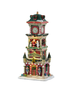 Lemax The Village Square Clock Tower