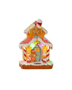 Casa Candy a due piani con led Villaggio di Natale