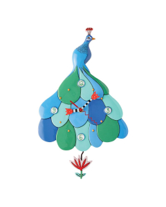 Orologio Pavone da parete con pendolo