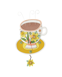 Orologio da parete Cuppa Joy con pendolo