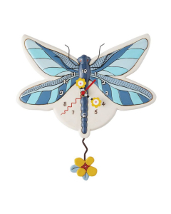Orologio Libellula da parete con pendolo