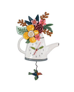Orologio da parete Caraffa di Fiori con pendolo